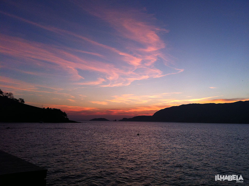 Pôr do Sol na Praia do Portinho em Ilhabela - Ilhabela.com.br