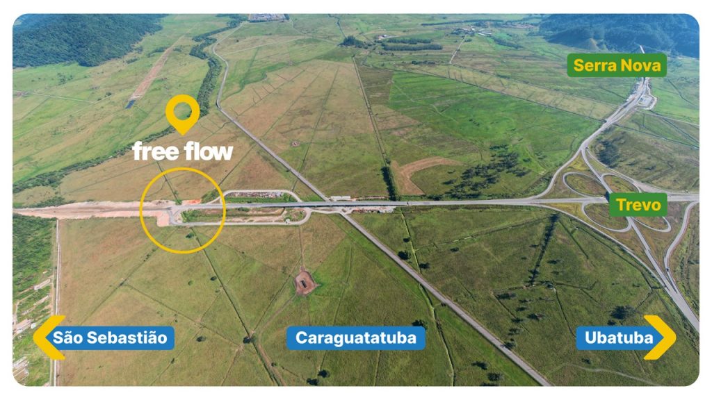 Free flow, novo sistema de pedágio sem parada, será inaugurado em novembro na Rodovia dos Tamoios