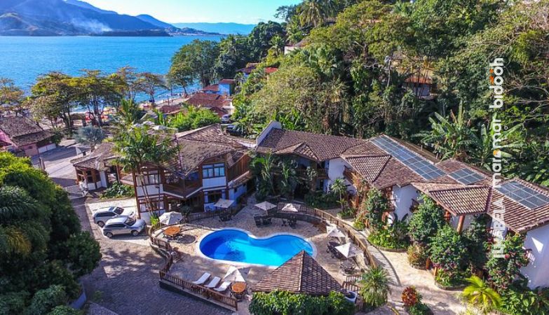 Ilhabela - Hotel Praia do Portinho em frente à Praia - Pacote de Carnaval com passeios Maremar Turismo